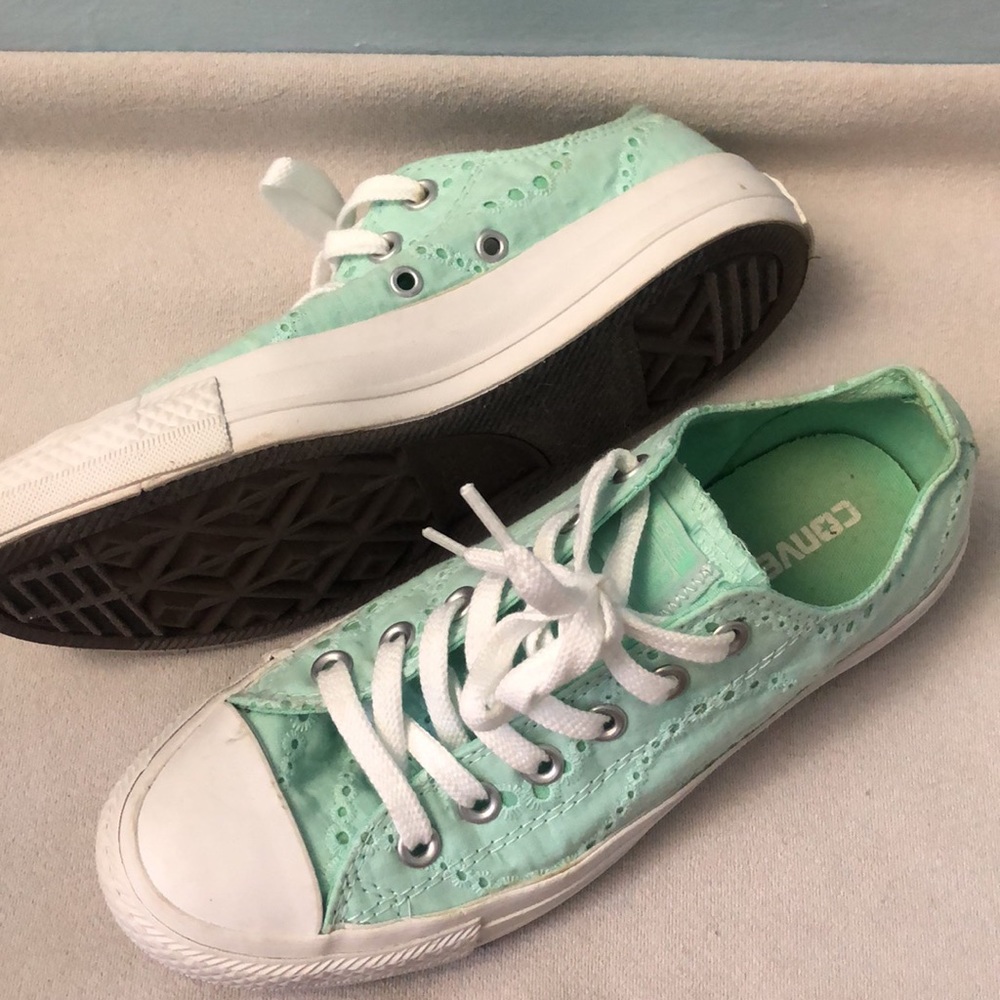✨ Teal Converse - Picture 2 of 4
